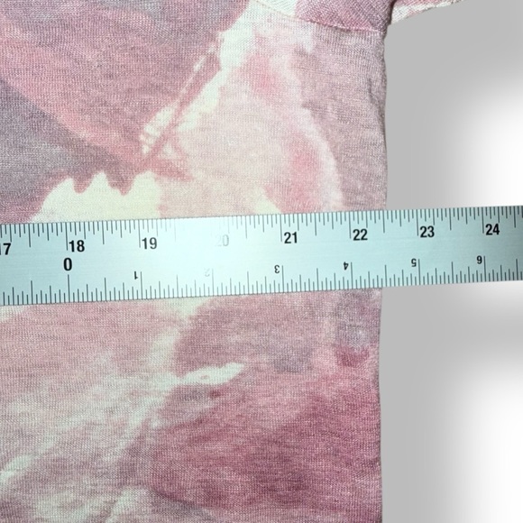 ATHLETA Breezy Scoop V-Neck Tee T-Shirt - Chroma Bashful Rose XL Tall - Picture 11 of 13